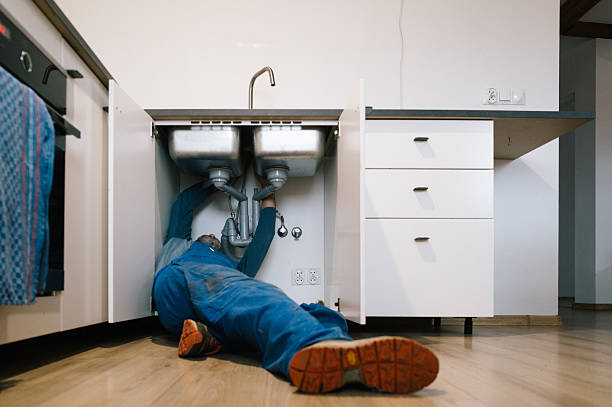 Professional Leak Detection technician working in Concord, NC